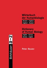Cover Worterbuch der Humanbiologie / Dictionary of Human Biology