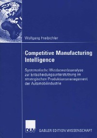 Cover Competitive Manufacturing Intelligence