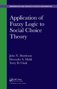 Cover Application of Fuzzy Logic to Social Choice Theory