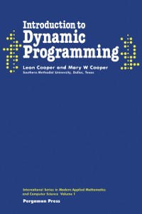 Cover Introduction to Dynamic Programming