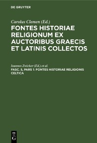 Cover Fontes historiae religionis Celtica