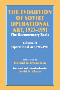Cover The Evolution of Soviet Operational Art, 1927-1991