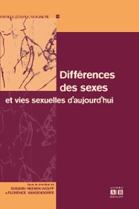 Cover Différences des sexes et vies sexuelles d''aujourd''hui