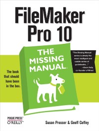 Cover FileMaker Pro 10: The Missing Manual