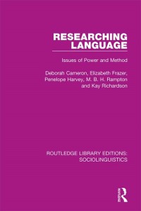 Cover Researching Language