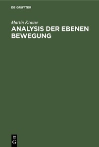 Cover Analysis der Ebenen Bewegung