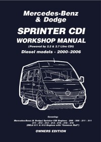 Cover Mercedes Benz & Dodge  Sprinter CDI 2000-2006 Owners Workshop Manual