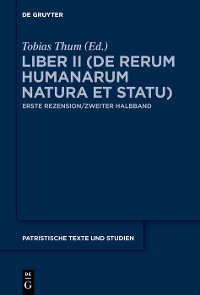Cover Liber II (De rerum humanarum natura et statu)