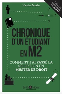 Cover Chronique d''un étudiant en M2