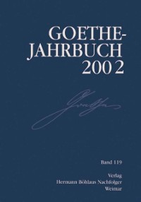 Cover Goethe Jahrbuch 2002