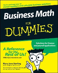 Cover Business Math For Dummies