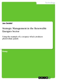 Cover Strategic Management in the Renewable Energies Sector