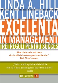 Cover Excelența în management. Trei reguli pentru succes