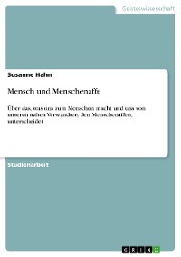 Cover Mensch und Menschenaffe