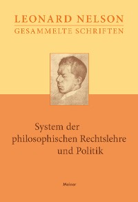 Cover System der philosophischen Rechtslehre und Politik