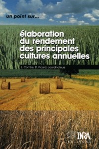 Cover Élaboration du rendement des principales cultures annuelles