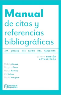 Cover Manual de citas y referencias bibliográficas