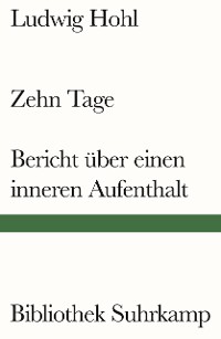 Cover Zehn Tage / Bericht über einen inneren Aufenthalt