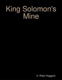 Cover King Solomon's Mine