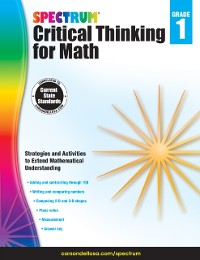 Cover Spectrum Critical Thinking for Math, Grade 1