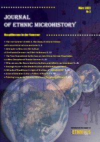 Cover Journal of Ethnic Microhistory