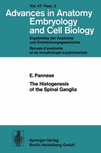 Cover Histogenesis of the Spinal Ganglia
