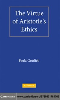 Cover Virtue of Aristotle's Ethics