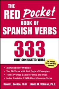 Cover Red Pocket Book of Spanish Verbs