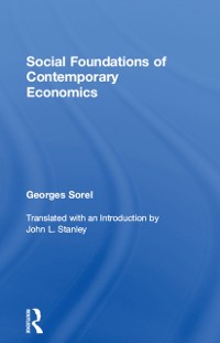 Cover Social Foundations of Contemporary Economics
