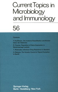 Cover Current Topics in Microbiology and Immunology / Ergebnisse der Mikrobiologie und Immunitatsforschung