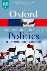 Cover Concise Oxford Dictionary of Politics and International Relations