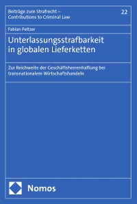 Cover Unterlassungsstrafbarkeit in globalen Lieferketten