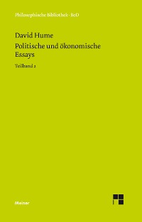 Cover Politische und ökonomische Essays. Teilband 2