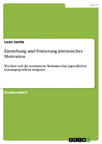 Cover Entstehung und Förderung intrinsischer Motivation