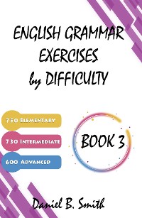 Cover English Grammar Exercises by Difficulty: Book 3