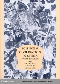 Cover Science and Civilisation in China, Part 6, Medicine