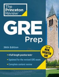 Cover Princeton Review GRE Prep, 36th Edition