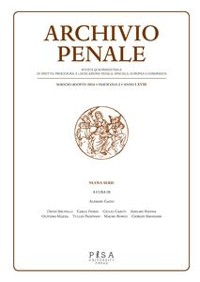 Cover Archivio Penale 2/2016