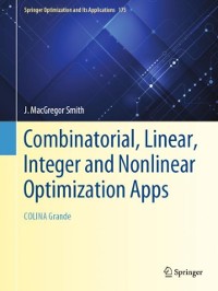 Cover Combinatorial, Linear, Integer and Nonlinear Optimization Apps