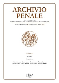 Cover Archivio Penale 3/2016