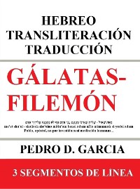 Cover Gálatas-Filemón: Hebreo Transliteración Traducción