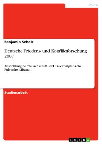 Cover Deutsche Friedens- und Konfliktforschung 2007