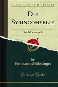 Cover Die Syringomyelie