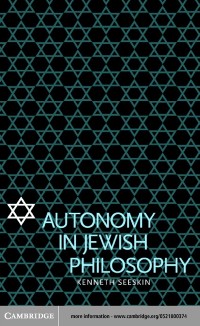 Cover Autonomy in Jewish Philosophy