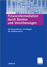 Cover Finanzintermediation durch Banken und Versicherungen
