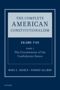 Cover Complete American Constitutionalism, Volume Five, Part I