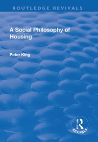 Cover A Social Philosophy of Housing