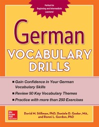 Cover German Vocabulary Drills