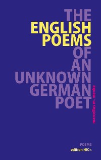 Cover The English Poems of an Unknown German Poet