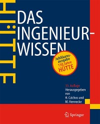 Cover HÜTTE - Das Ingenieurwissen